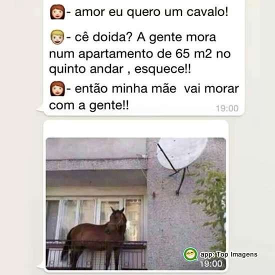 Pedido da esposa