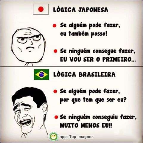 Lógica japonesa e brasileira