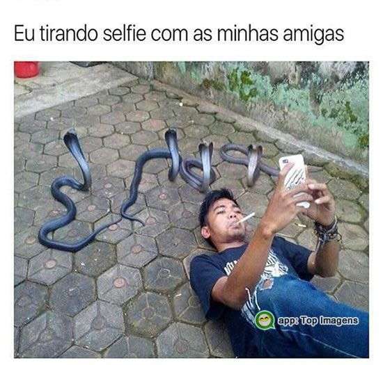 Selfie com as amigas